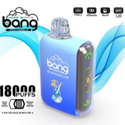 Bang King 18000 puffs 0% 2% 3% 5% Nicotine LED display Disposable E Cigarettes Bulk Buy