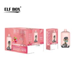 Caja ELF DIGITAL 12000 Puffs Pantalla LED Vape Desechable al por Mayor 16 Caja ELF digital 12k caladas 9 1 VapeXYZ