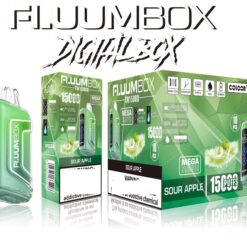 FluuM Digital Box TN 15000 Puffs 0% 2% 3% 5% Nicotine Rechargeable Disposable Vape Pen Pods E-Cigarette Wholesale