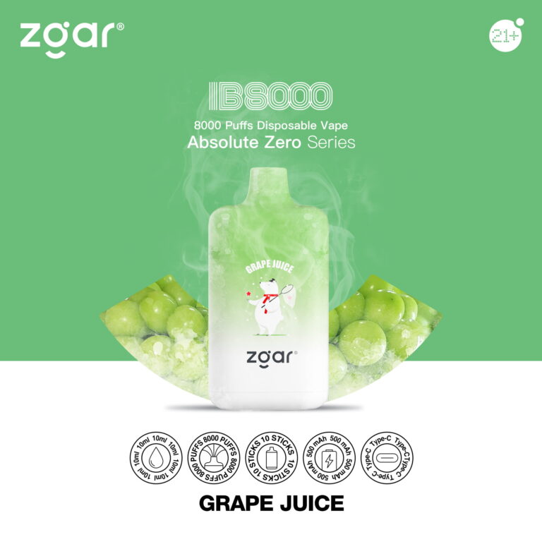 ZGAR ICE BOX 8000 Puffs 2 VapeXYZ