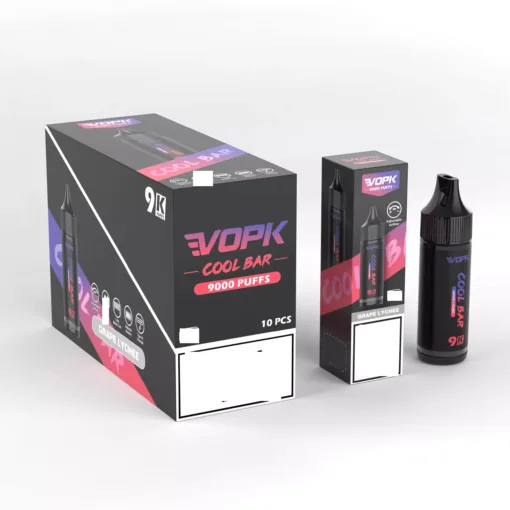 kuul bar vape VOPK COOL BAR-9000 Puffs Disposable Wholesale HQD - Surv - blue razz ice Flavour:Huhubaba