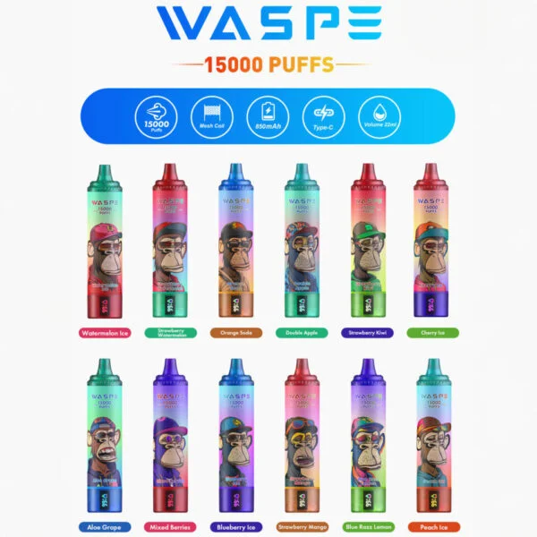 WASPE 15000 PUFFS 4 VapeXYZ