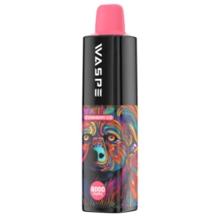 WASPE 8000 PUFFS maasikajää VapeXYZ