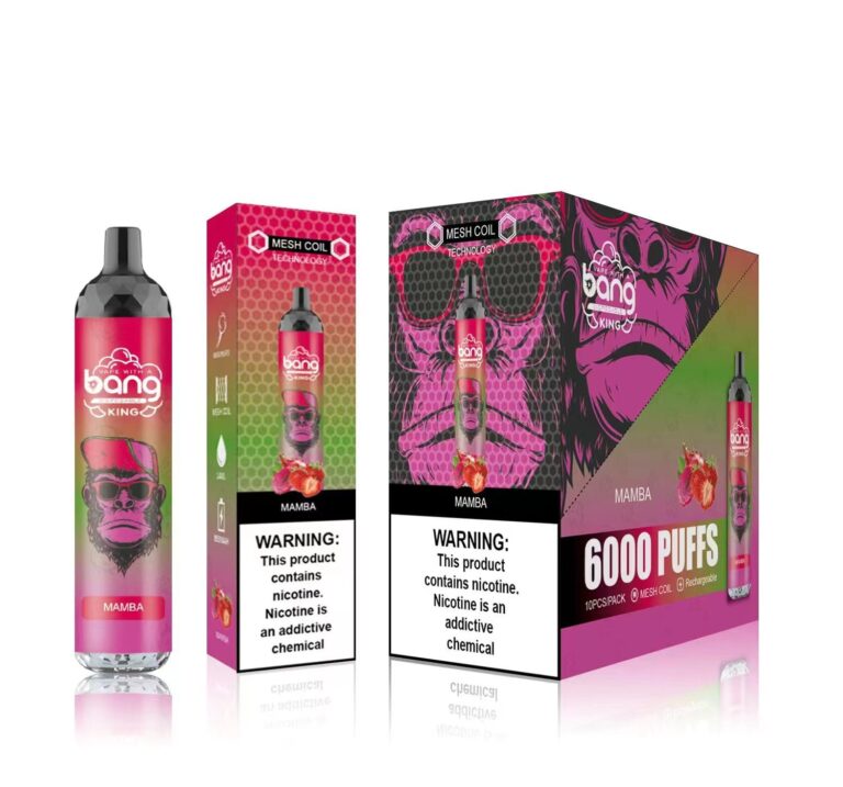 Bang King 6000 Puffs: Átfogó áttekintés az európai nagykereskedelmi piac számára 14 5 Bang King 6000 Puff 1 VapeXYZ