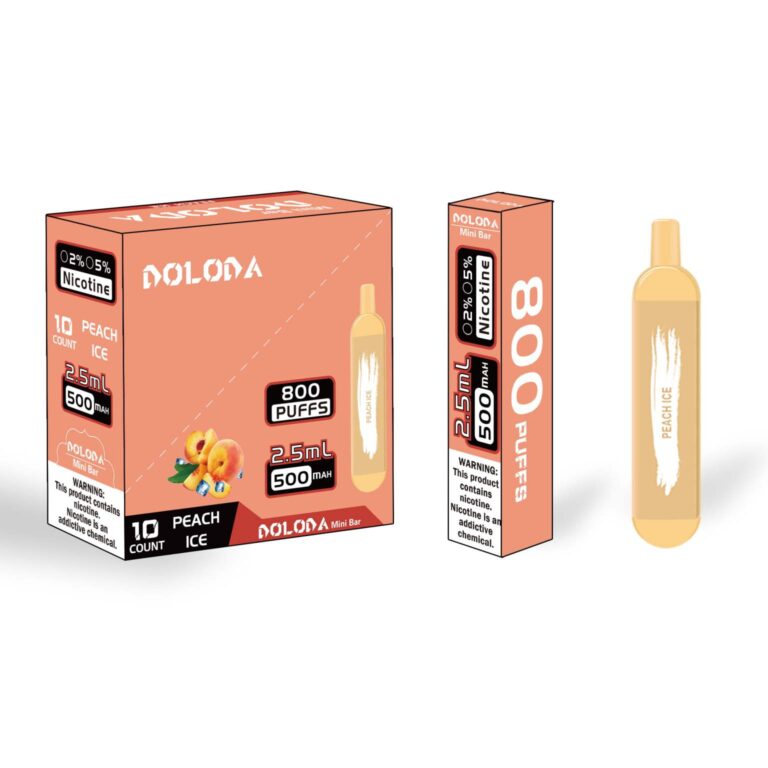Why Choose DOLODA Mini Bar 800 Puffs for Travel? 17 7 DOLODA Mini bar 800 šluků 0 2 3 5 Nikotin dobíjecí jednorázové E cigarety Vape 1 VapeXYZ