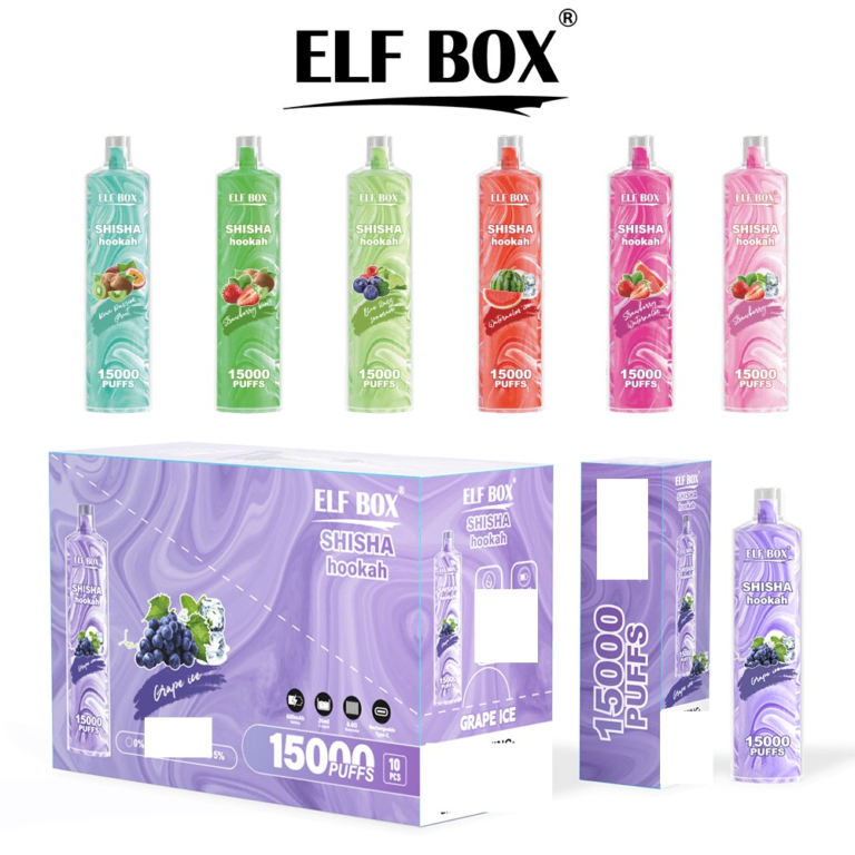 The Future of Vaping: Trends to Watch in 2025 19 ELF BOX LS15000 Puff Shisha Narghilea 0 2 5 Nicotină reîncărcabilă de unică folosință Vape1 VapeXYZ