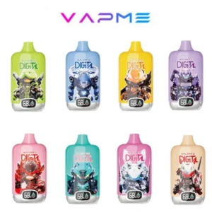 VAPME DIGITAL 12000 Puffs 2% 5% Nicotine Rechargeable Disposable Vapes Wholesale
