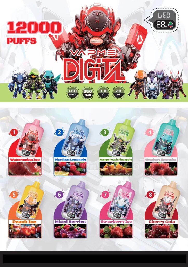 VAPME DIGITAL 12000 Puffs