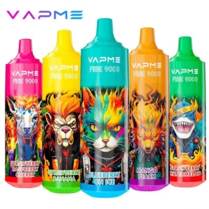 VAPME FIRE 9000 Puffs 2% 5% Low Nicotine Bulk Buy Rechargeable Disposable Vapes Wholesale