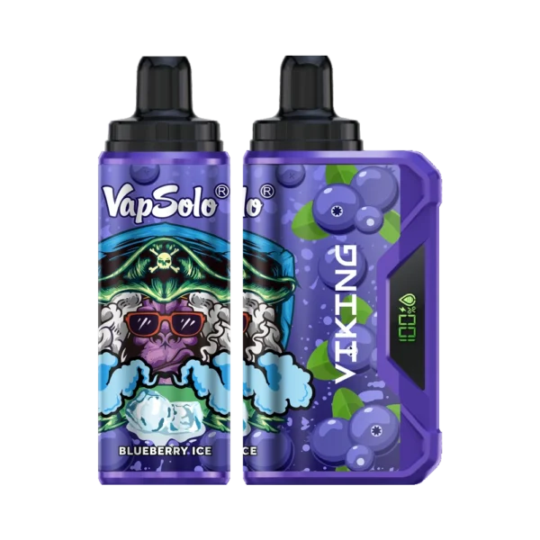 box viking vap VapSolo Viking 12000 12K Puffs Disposable Vape 2% 5% Nicotine 15Tastes  Ajustable Airflow LCD Display Factory Direct