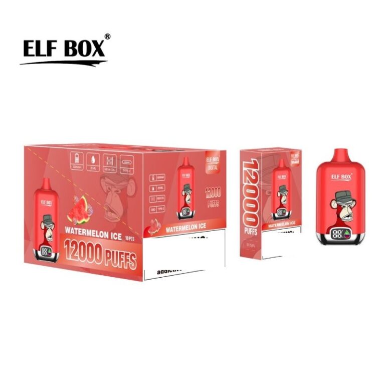 Las 10 características imprescindibles en un vapeador desechable de calidad 29 7 Caja ELF digital 12k caladas 13 1 VapeXYZ