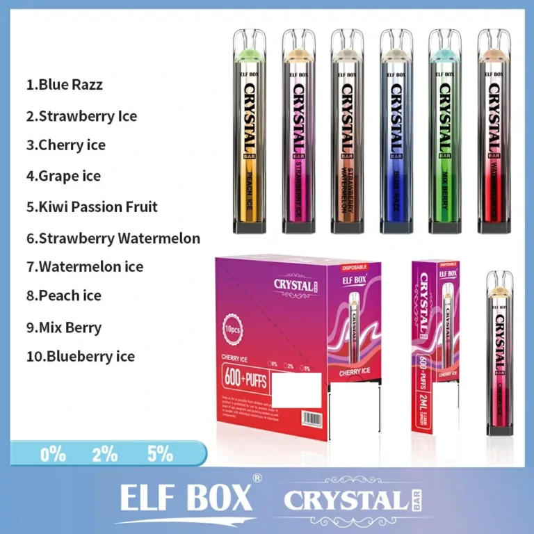 Why Choose the Elf Box 600 Puffs for Beginners? 37 ELF BOX CRYSTAL BAR 600 Puffs 13 VapeXYZ