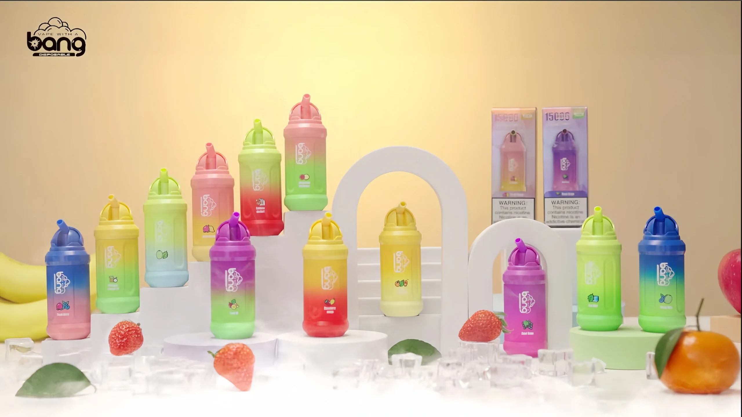 BANG 15000 bouffées 0% 2% 3% 5% Achat en gros à concentration Vapes Pen jetables rechargeables en gros