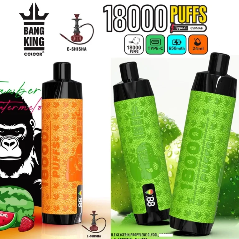 BANG KING Crown Bar 18000 Puffs Rechargeable Disposable Vapes