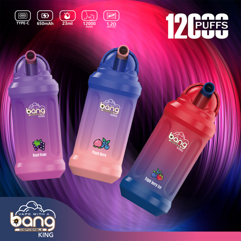 Hvorfor Bang King 9000 Puffs tilbyder en pålidelig løsning for engangs-vape-grossister og kunder med langtidsbrug 24H vape Bang King 1200024H vape Bang King 12000 pust 00002 VapeXYZ