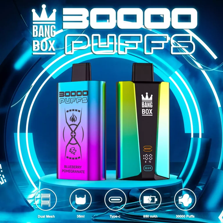 Hogyan válasszuk ki a megfelelő intelligens eldobható vape-ot: A Bang King 12000, 15000 és 25000 modellek összehasonlítása 6 Bang Box 30000 Puffs 0 2 3 5 Alacsony nikotintartalmú tömeges vásárlás Újratölthető eldobható Vapes toll nagykereskedés 54 VapeXYZ