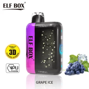 ELF BOX PULSE X 25000 zaciągnięć 0 2 3 5 luzem Kup o niskiej zawartości nikotyny 3D zakrzywiony ekran LED akumulator jednorazowe Vapes Pen hurtownia 4 VapeXYZ