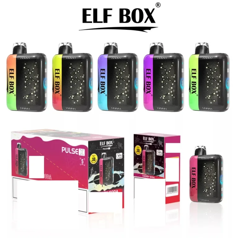 What Does the Flashing Light Mean on My Rechargeable Disposable Vape? 9 ELF BOX PULSE X 25000 Puffs 0 2 3 5 Madala nikotiinisisaldusega hulgi Osta laetav ühekordselt kasutatav Vapes Pen hulgimüük 5 VapeXYZ