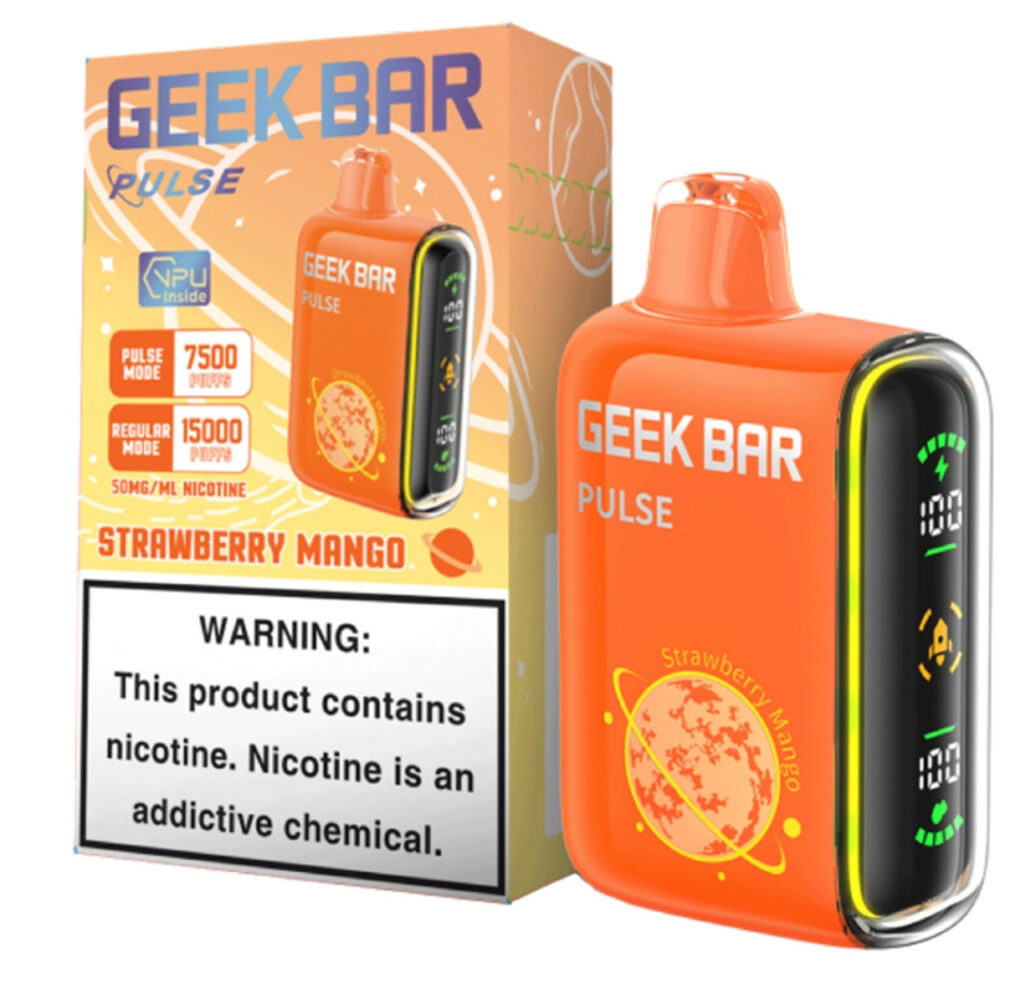 Vapes Rechargeables : La Durabilité Rencontre la Convenience 24 Geek Bar Pulse Fraise Mangue 68730.1707445959 VapeXYZ