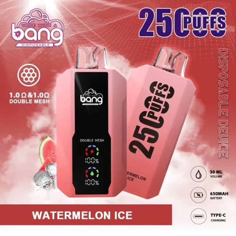 The Rise of Bang Disposable Vapes: En markedsoversigt 1 bang 25000puffs vandmelon is VapeXYZ
