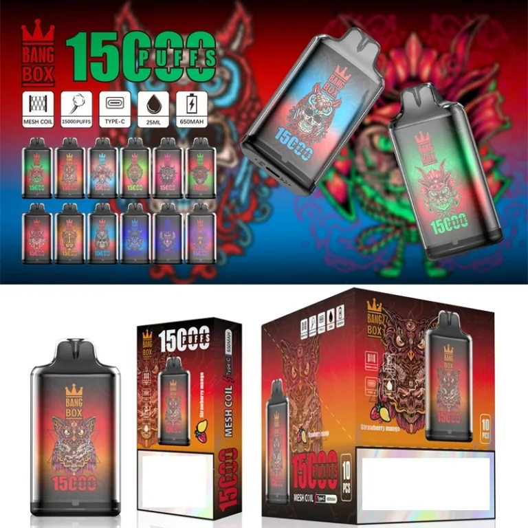 How to Transition from Smoking to Vaping 1 BANG BOX S1 15000 Puffs Rechargeable Disposable Vapes