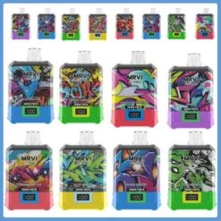 MRVI Coming 10000 Puffs Цифровой экран 2% 3% 5% Оригинальный заводской оптом с низким содержанием никотина Перезаряжаемые одноразовые ручки для электронных сигарет оптом
