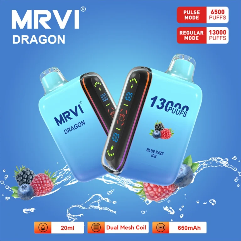 Kodėl MRVI Dragon 13000 turėtų būti jūsų didmeninės prekybos sąraše: aukšto pufavimo vienkartinių garintuvų vadovas 25 MRVI Dragon 13000 Puffs Dual Mesh Digital 2 5 Low Nikotine Original Factory 4 VapeXYZ