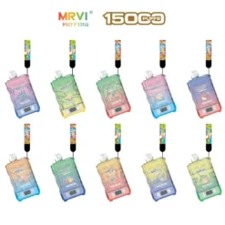 MRVI PUFFING 15000 Puffs Dual Mesh Digital Screen Bulk Buy Rechargeable Disposable Vapes Wholesale