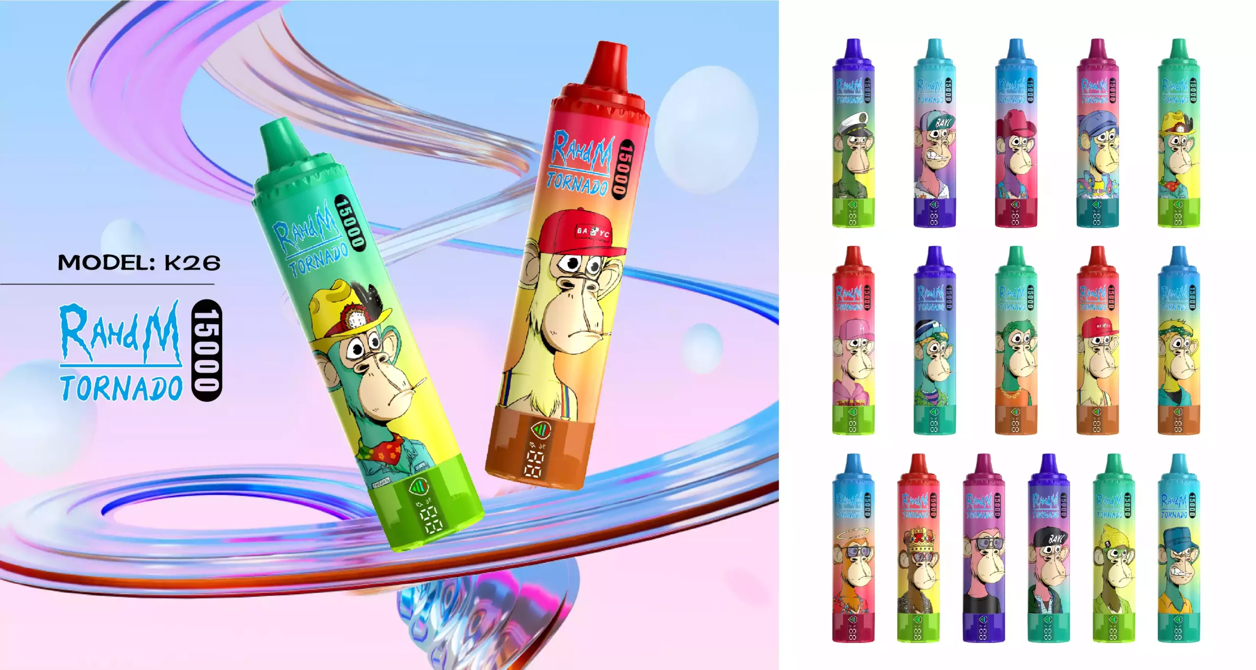 RahdM Tornado 15000 Puffs LED-näyttö Irtona ostettavat Ladattavat Hävytettävät Vape-tuotteet Tukku 20 RahdM Tornado 15000 Puffs LED-näyttö 2% Alhainen Vahvuus Alkuperäinen Tehdas Bulkki Osta Ladattavat Hävytettävät Vape-kynät Irtotavarana