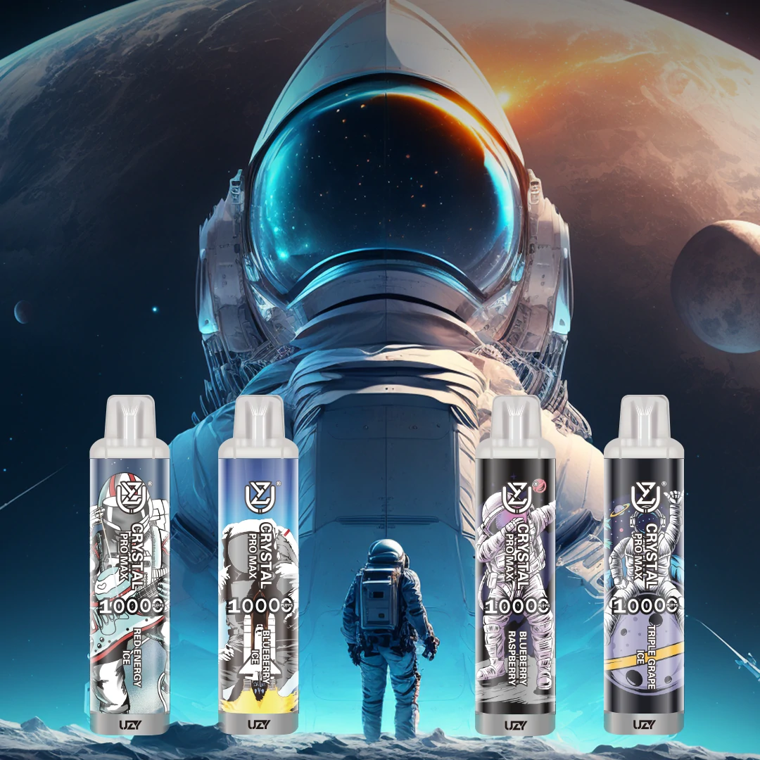 UZY Crystal Pro Max 10000 Puffs RGB 0% 2% 3% 5% Low Nicotine Original Factory Bulk Buy Rechargeable Disposable Vapes Pen Wholesale