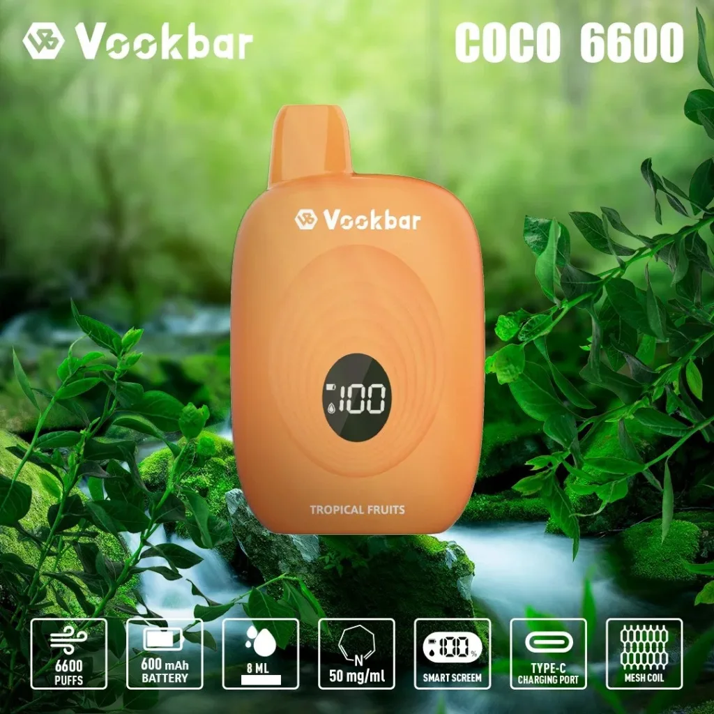 Wyświetlacz hurtowy Vookbar Coco 6600 Puffs
