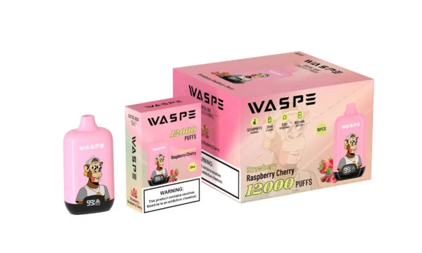 Waspe 12000 puffs digitalna škatla 5 VapeXYZ