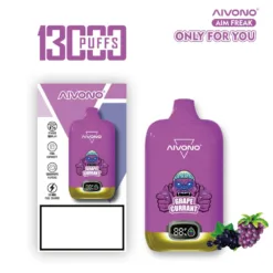 AIVONO AIM FREAK 13000 Puffs Pantalla digital 0 2 3 5 Fábrica original baja en nicotina 8 VapeXYZ