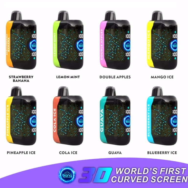 Die Enthüllung der Bang Starry 25000 Puffs: Ein tiefer Einblick in Disposable-Vapes mit niedriger Stärke und innovativem Design 1 BANG Starry 25000 Puffs 3D Curved Screen Rechargeable Disposable Vapes