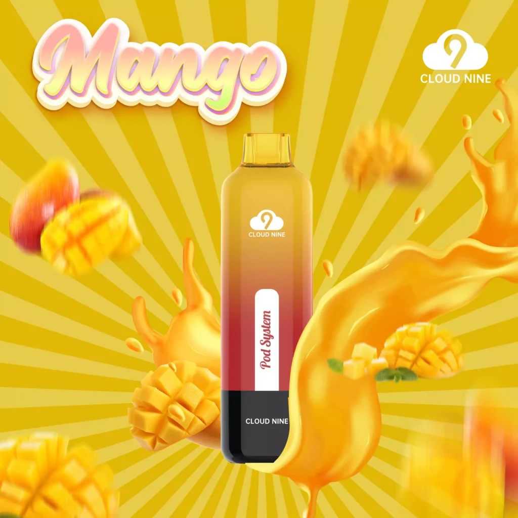 CLOUD NINE Q24 12000 Puffs Reemplazable 5 Bajos en nicotina Original Factory 5 VapeXYZ