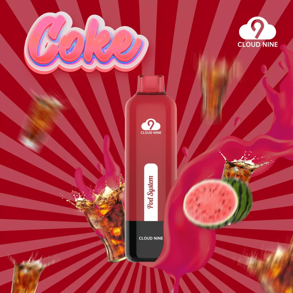 CLOUD NINE Q24 12000 Puffs Reemplazable 5 Fábrica original baja en nicotina 6 VapeXYZ