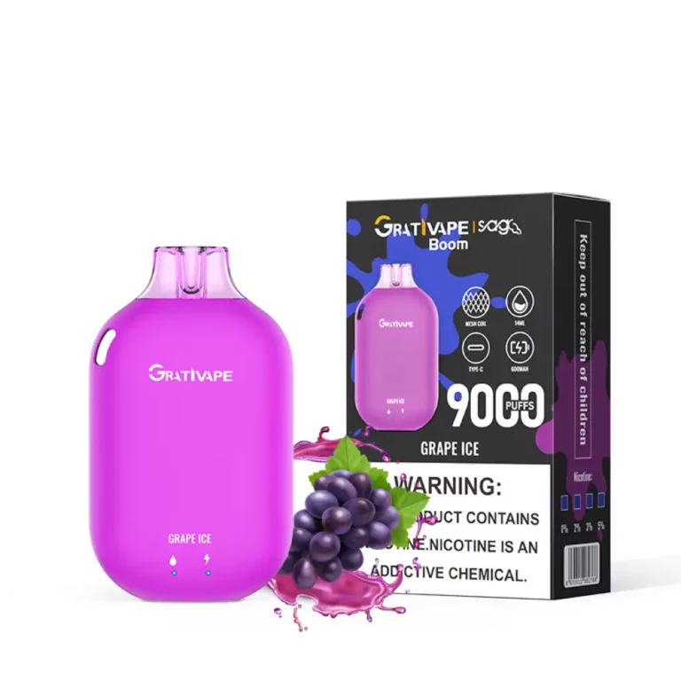 Grativape Boom 9000 Puffs 0 2 3 5 Nicotină Scăzută Fabrică Originală 6 VapeXYZ