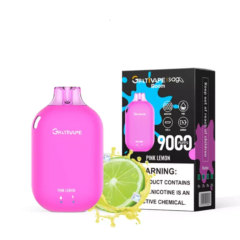 Grativape Boom 9000 Puffs 0 2 3 5 Nicotină Scăzută Fabrică Originală 8 VapeXYZ
