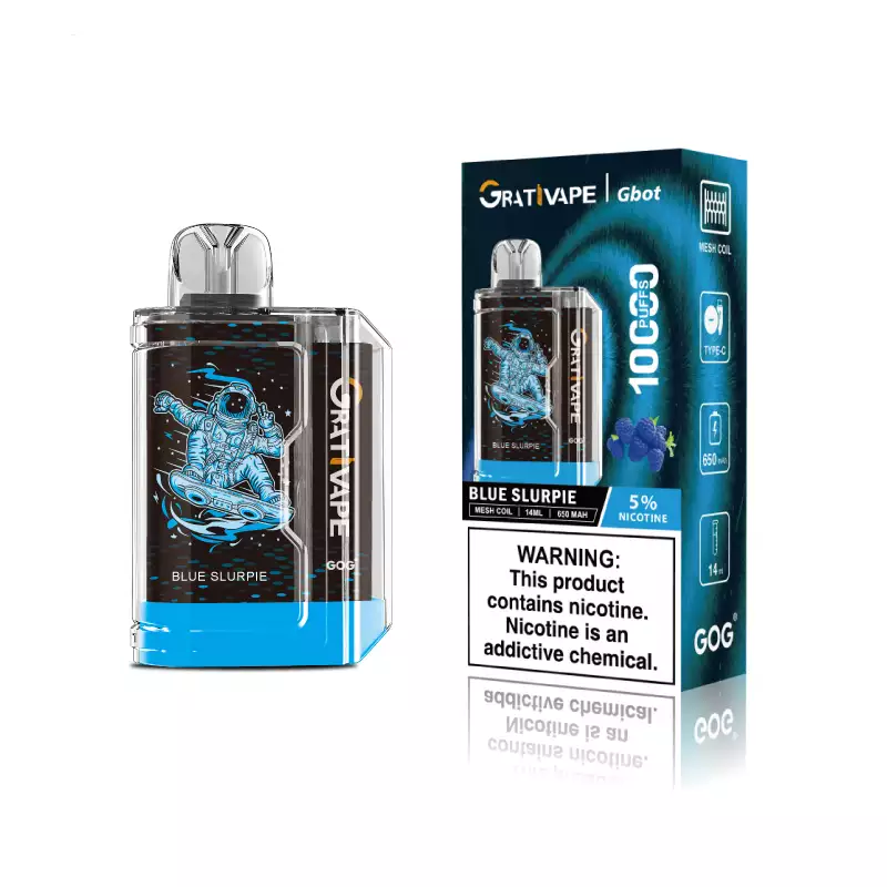 Grativape Gbot 10000 Puffs 5 Low Nicotine Original Factory 5 VapeXYZ