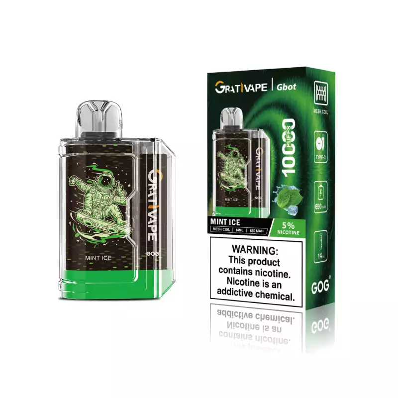 Grativape Gbot 10000 Puffs 5 Low Nikotine Original Factory 7 VapeXYZ