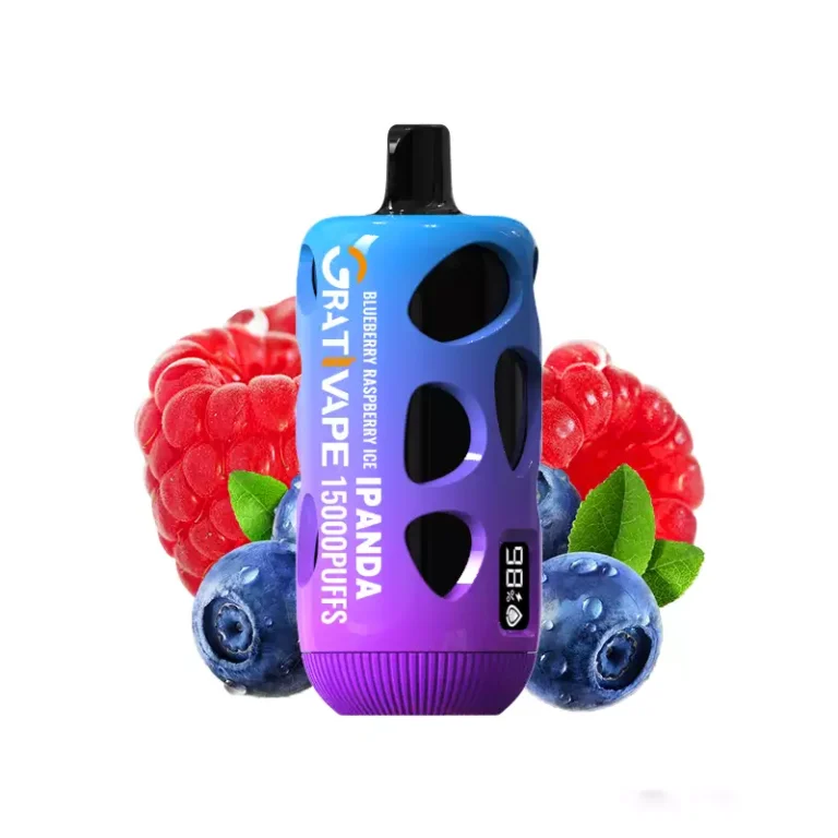 Grativape iPanda 15000 Puffs Ecran digital 0 2 3 5 Low Nicotine Original Factory 1 VapeXYZ