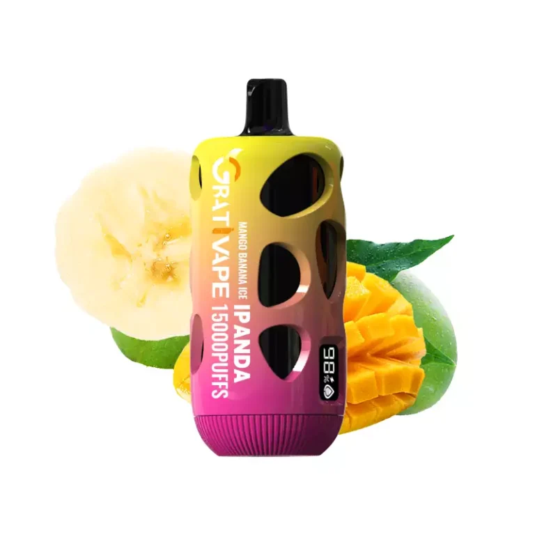 Grativape iPanda 15000 Puffs Ecran digital 0 2 3 5 Low Nicotine Original Factory 3 VapeXYZ