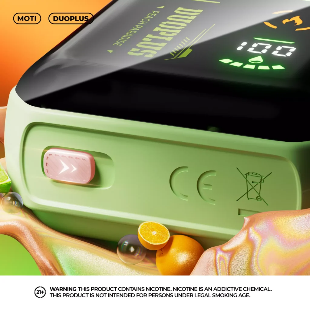 25.000 Puffs, Διπλές Λειτουργίες, Έξυπνη Οθόνη: Είναι το MOTI Duoplus το Απόλυτο Disposable Vape; 1 MOTI Duoplus 25000 Τεχνική Επισκόπηση
