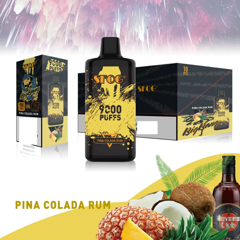 SFOG BIG BANG 9000 Puf 0 2 3 5 Düşük Nikotin Orijinal Fabrika 4 VapeXYZ