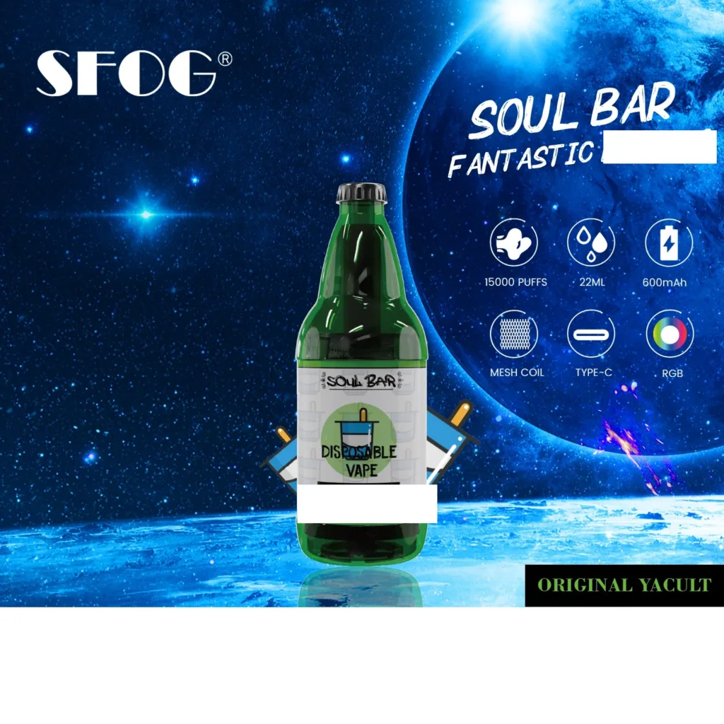 How to Safely and Legally Wholesale the SFOG Soul Bar 15000 Puff Disposable Vape in Europe 3 SFOG Soul Bar 15000 Features