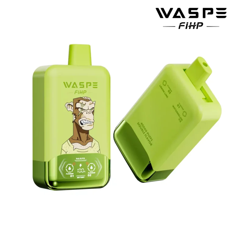 Por qué el WASPE FIHP 40000 Puffs es la opción ideal para el vapeo al por mayor: Una mirada a la baja intensidad y la variedad de sabores 1 WASPE FIHP 40000 inhalaciones Pantalla LED de doble sabor 0 2 5 Fábrica original baja en nicotina 17 VapeXYZ