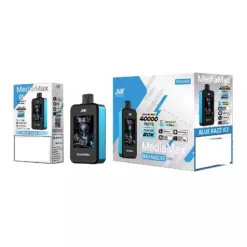 JNR Media Max 40000 Puffs Çift Mesh HD Ekran 5 Düşük Nikotin Orijinal Fabrikası 1 Vapexyz