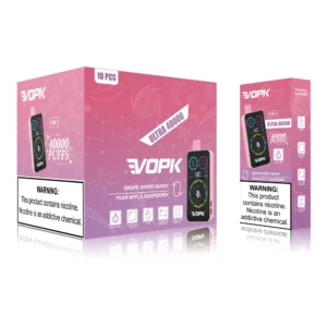 VOPK ULTRA 40000 Puffs Double Tastes Smart Screen Bulk Buy Rechargeable Disposable Vapes Wholesale 19 VOPK ULTRA 40000 Puffs Double Flavour Digital Screen 2 Low Nicotine Original Factory 13 VapeXYZ