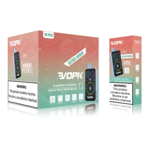 VOPK ULTRA 40000 Puffs Double Tastes Smart Screen Bulk Buy Rechargeable Disposable Vapes Wholesale 16 VOPK ULTRA 40000 Puffs Double Flavour Digital Screen 2 Low Nicotine Original Factory 17 VapeXYZ