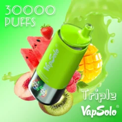 Vapsolo Triple 30000 Puffs Écran numérique 2 5 FAISE D'ORIGINATION DE NICOTINE BASSE 8 VAPEXYZ